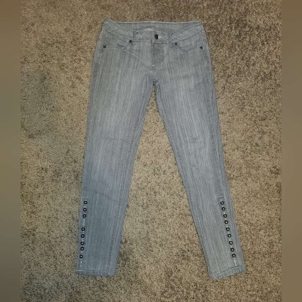 LONDONJEAN Gray Skinny Jeans - 2